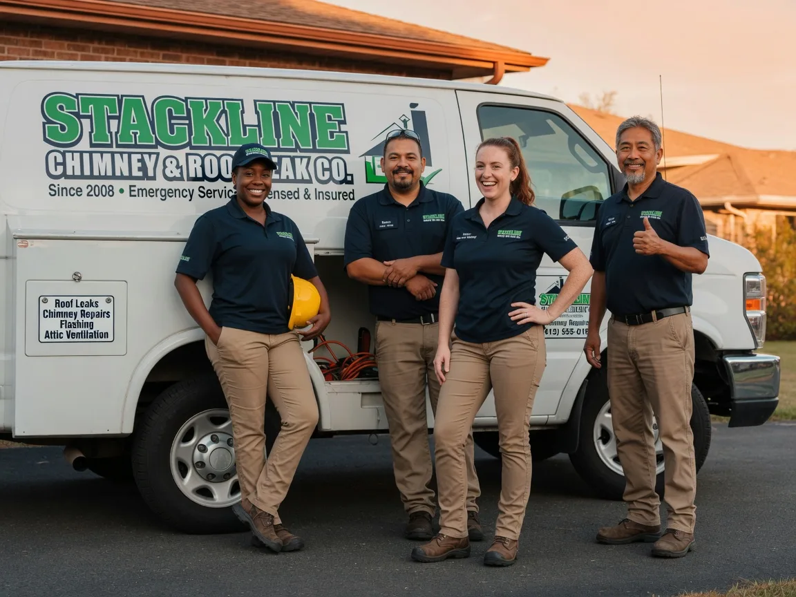 Chimney flashing repair company in Valley View, TX